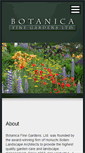 Mobile Screenshot of botanicafinegardens.com