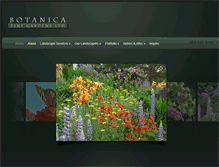 Tablet Screenshot of botanicafinegardens.com